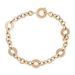 Bulgari bvlgari station bracelet 18k gold