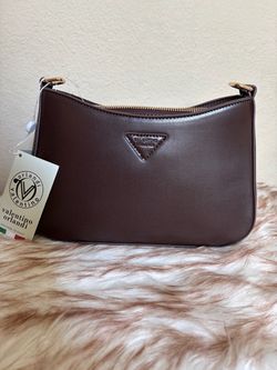 Valentino Orlandi Brown Leather Shoulder Bag
