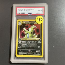Tyranitar Neo Discovery PSA 8