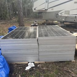 Pallet Of Solar Panels