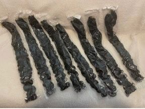 New, Firm, LMZIM 8 Packs Boho Box Braids Crochet Hair, 24-inches each.