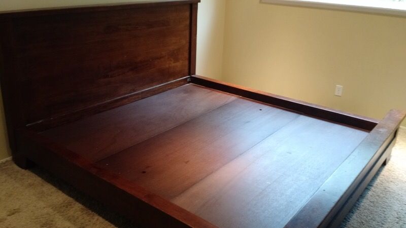 Pottery Barn Sumatra King Bed Frame - 50% off retail price!