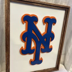 Handmade Mets Logo Signs