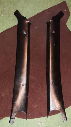 86 cutlass front post pillars covers trim