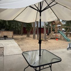 Table And Umbrella 