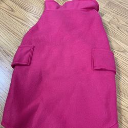 Large Fuchsia Double Fleece Dog Coat