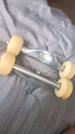 Skateboard Wheels And Metal