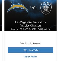 Chargers Vs Raiders