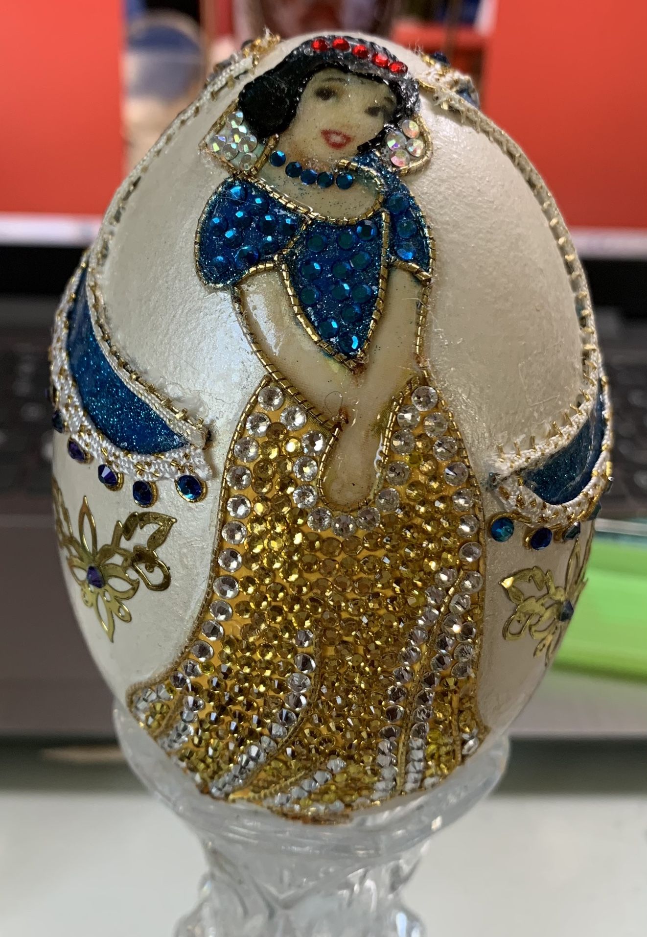 Real goose egg of Rhinestones of Snow White