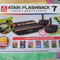 ATARI FLASHBACK 7 CLASSIC GAME CONSOLE 101 BUILT-IN GAMES CLASSIC 
