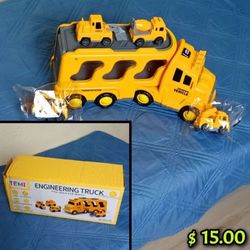 TEMI 5 In 1 Construction Toy Truck