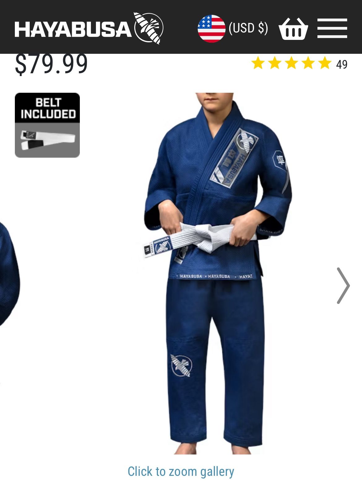 Jujitsu Ki (kids Uniform) New