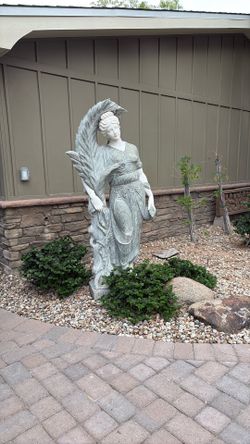 Life size Marble Statue  6’x30”