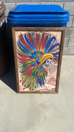Aztec Skull Painting