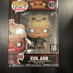 Funko Pop Army Of Darkness 1671 Evil Ash Hot Topic Scare Fair 2024 Exclusive