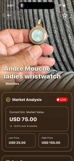 Andre Mouche vintage watch