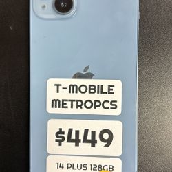 On Sale 14 Plus 128GB T-mobile Mobile Metropcs