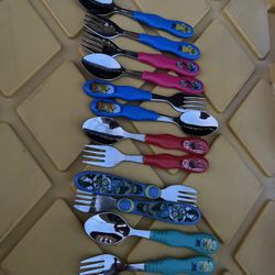 6 Juegos nuevos De Cuchara Y tenedor Ninos 