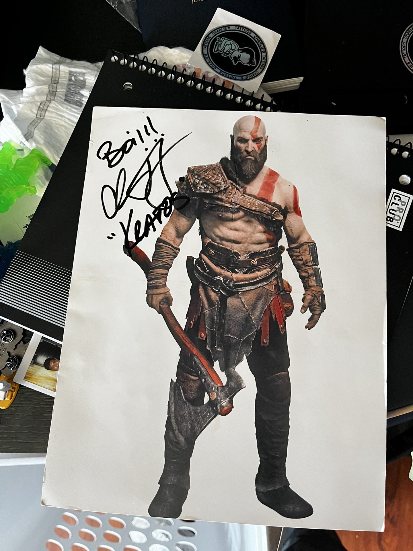 God Of War Signed Poster