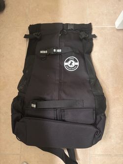 Dog  backpack carrier with  black shades!