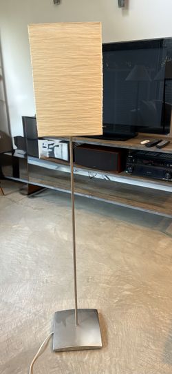 Asian-style Chrome Floor lamp