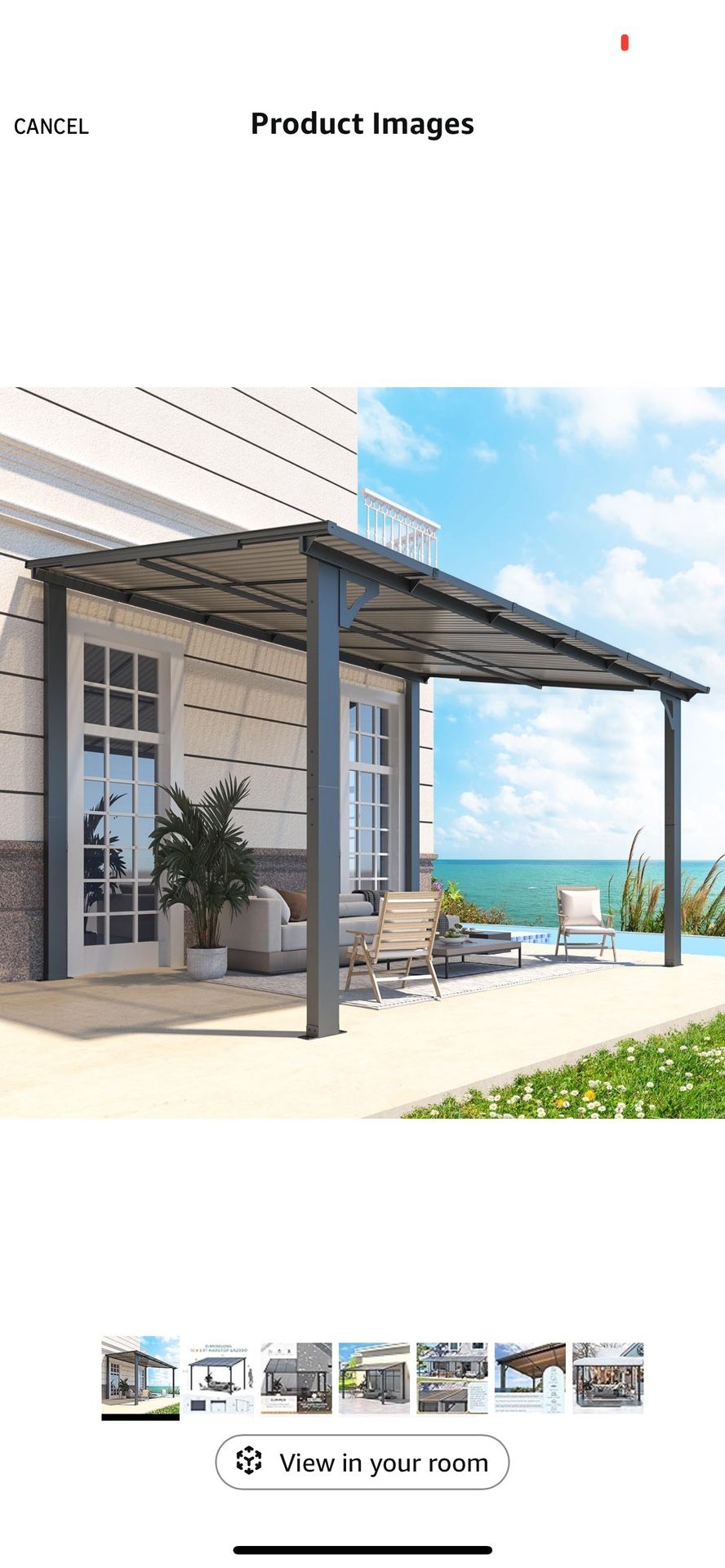  8' x 12' Hardtop Gazebo Outdoor Aluminum Pergola ​For Garden, Patio, Backyard-​black $350  📍 Warehouse Address: 2745 Boone St Columbia, SC 29204 (Be