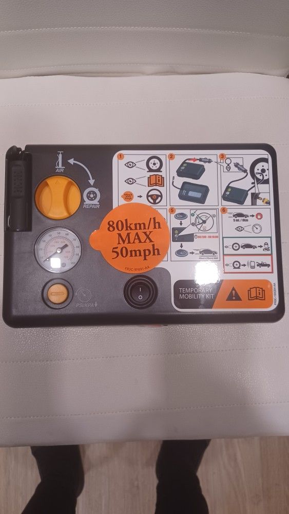 Portable Tire Repair Compressor & Sealant – Temporary Mobility Kit
