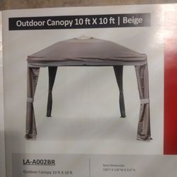 Outdoor Canopy 10ft 10 Ft Beige