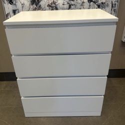 IKEA MALM 4 drawers Dresser chest - White 