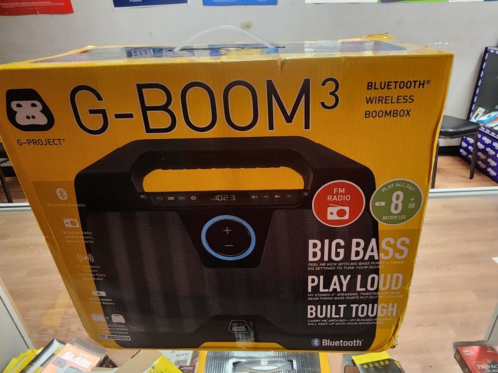 G-Boom 3, Wireless Bluetooth, Party Speaker

