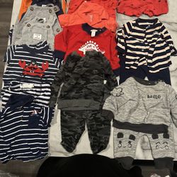 Boys 0-3 Months Clothes & Matching Sets!