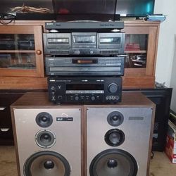 YAMAHA, SONY,  KENWOOD  STEREO SYSTEM AND JBL 902VX LOUDSPEAKERS $$850 FINAL PRICE READ DESCRIPTION AND SEE ALL PICTURES