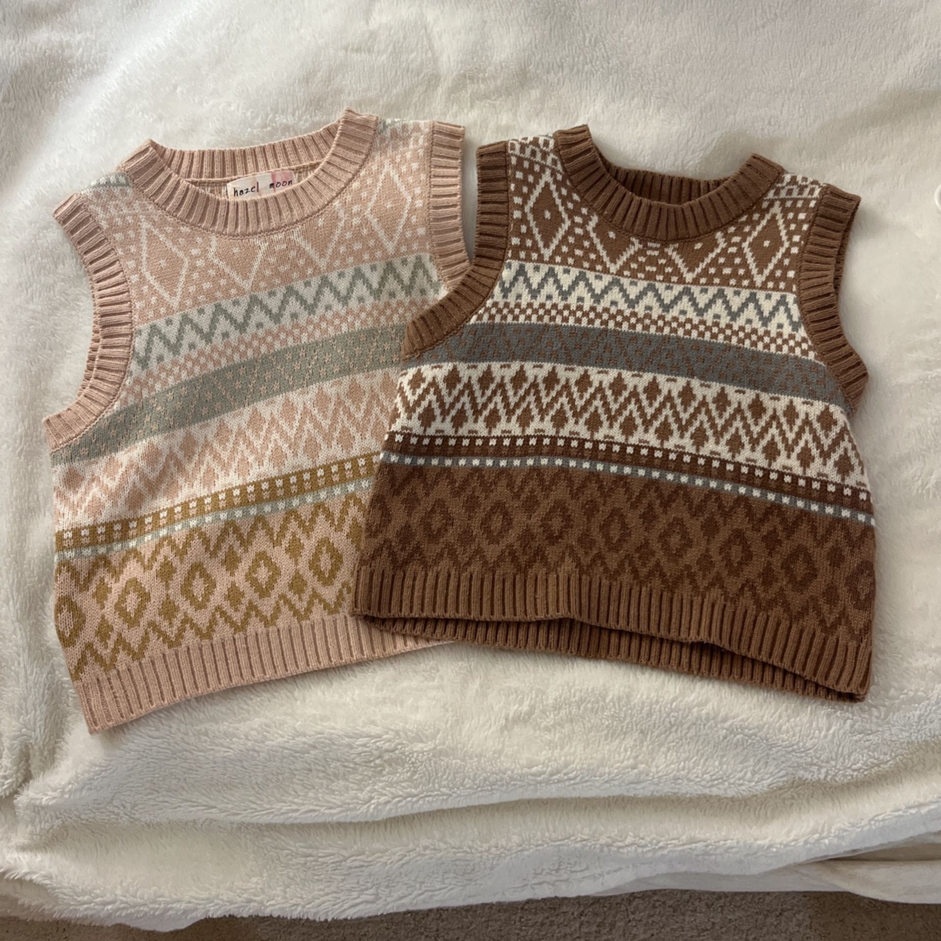 Hazel moon knit sweater vest