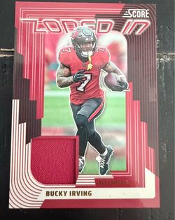 Bucky Irving Loaded Memorabilia Jersey Card – Tampa Bay Buccaneers