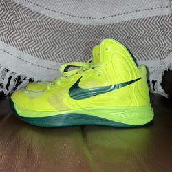 Nike Hyperfuse Size 9.5 Neon Green Shoes 