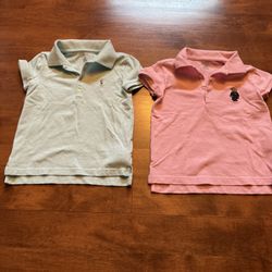 Polo Ralph Lauren Little Girls Polo Shirt, Bundle Shipping Available