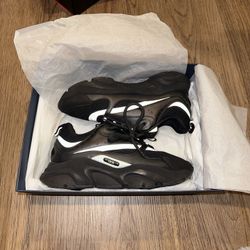 Dior B22 Sneakers Black Reflective
