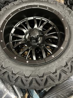 Golf Cart Wheel Set