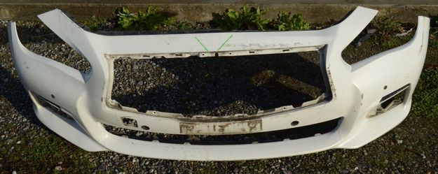 USED REF#U0364 || 2014-2017 INFINITI Q50 || FRONT BUMPER COVER ONLY