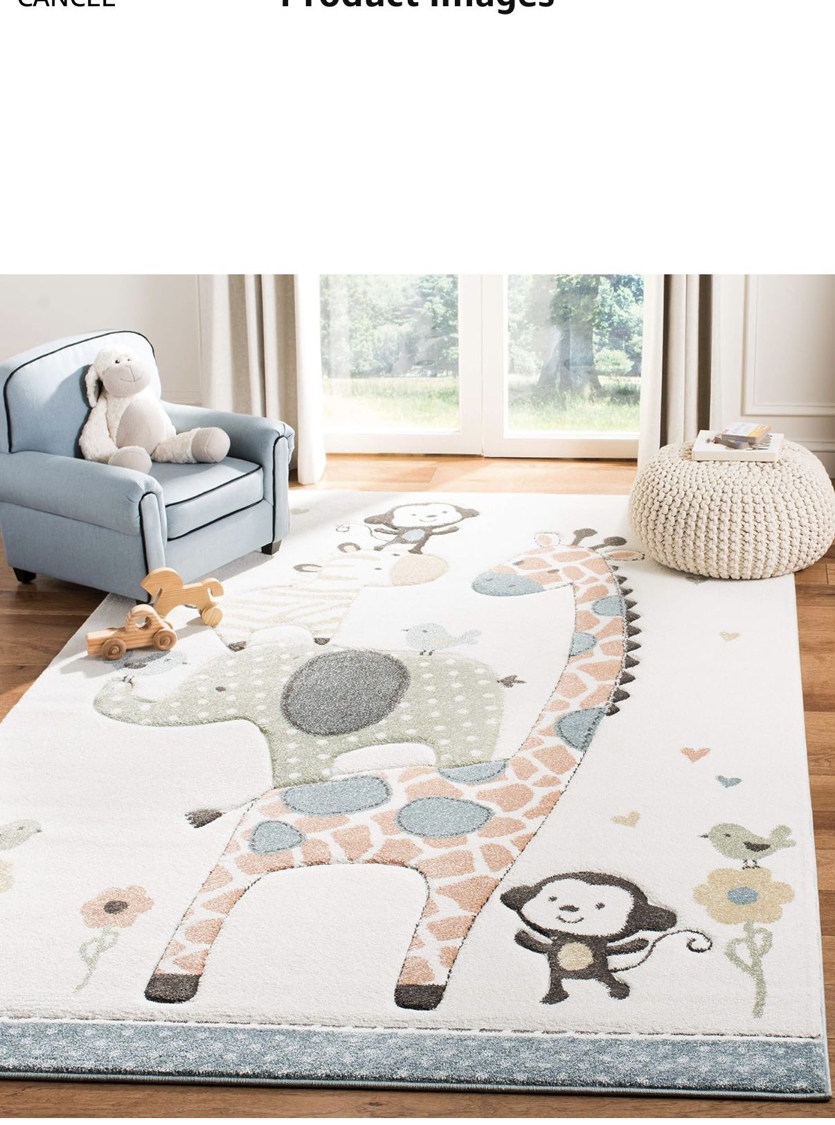 SAFAVIEH Carousel Kids Collection Area Rug