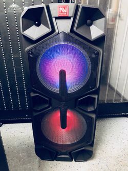 Equipo con dos bocinas 12" Recargable PRECIO FIJO//Portable Speaker with two 12” woofer FIRM PRICE