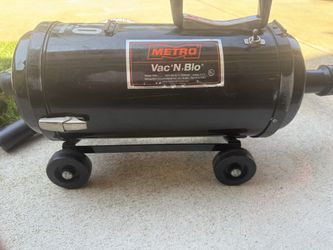 METROVAC Vac N Blo 4 HP Compact Automotive, Twin Van Vacuum