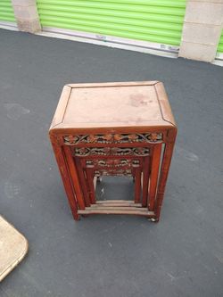 Antique unique wooden tables