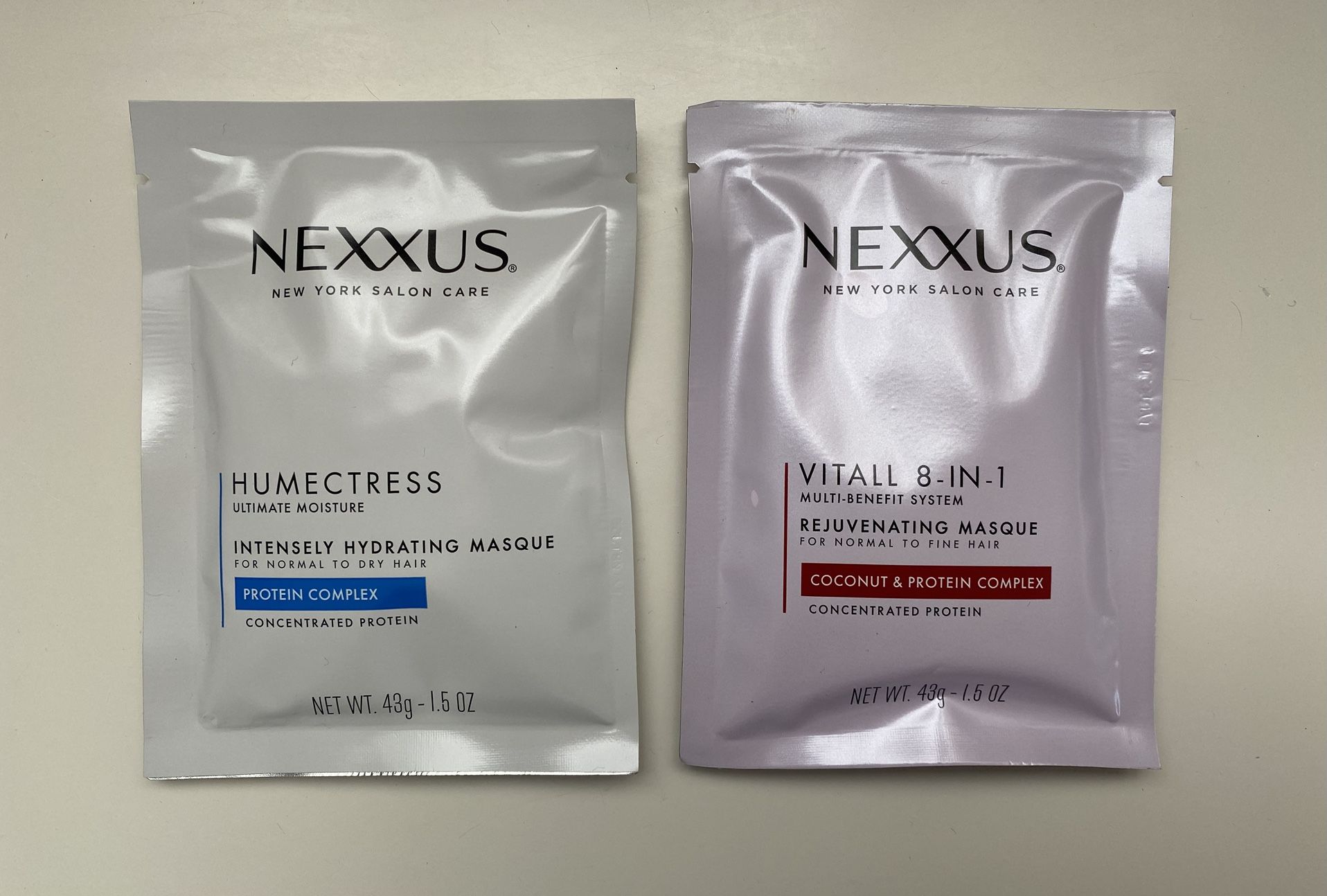 Nexxus, SheaMoisture, Cake hair conditioning packets
