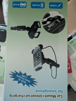 Car Mount+universal charging for smart phone ( 15 piecs For $25
