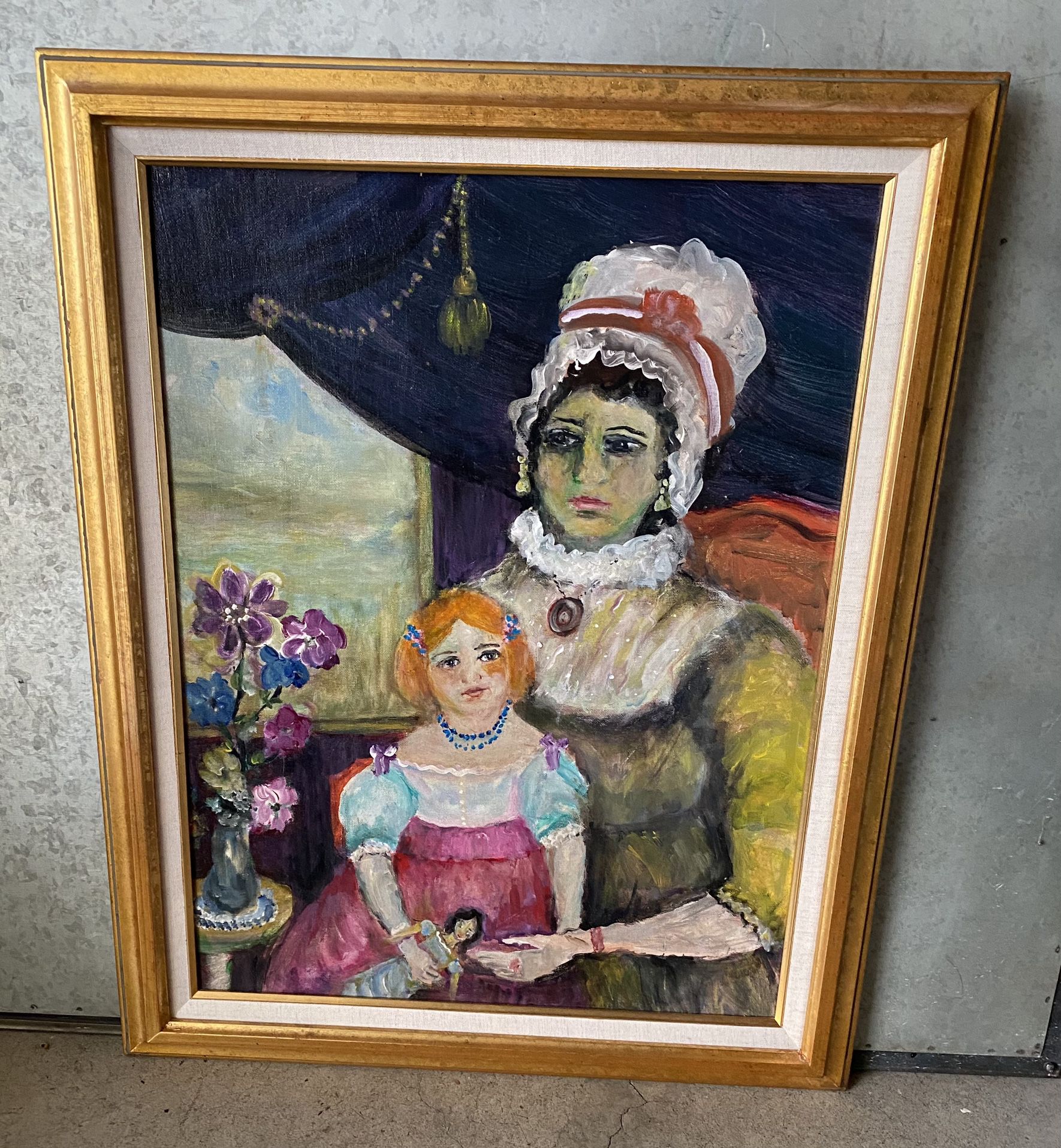Portrait of Mom and Daughter