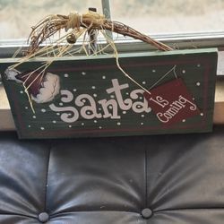 Decorative Wooden Christmas Sign 