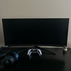 Sceptre C305B-200UN1 30-inch Curved Gaming Monitor, Curved, Gaming Monitor, 21:9, 2560x1080, Ultra Wide, Slim, HDMI, DisplayPort, up to 200Hz, Build-i
