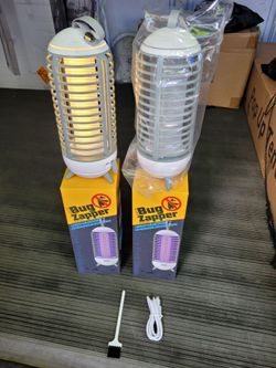 2 Pack Bug Zapper Rechargeable