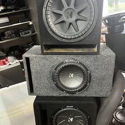 Like New Kicker Subwoofers With Ported Boxes Starting At $200